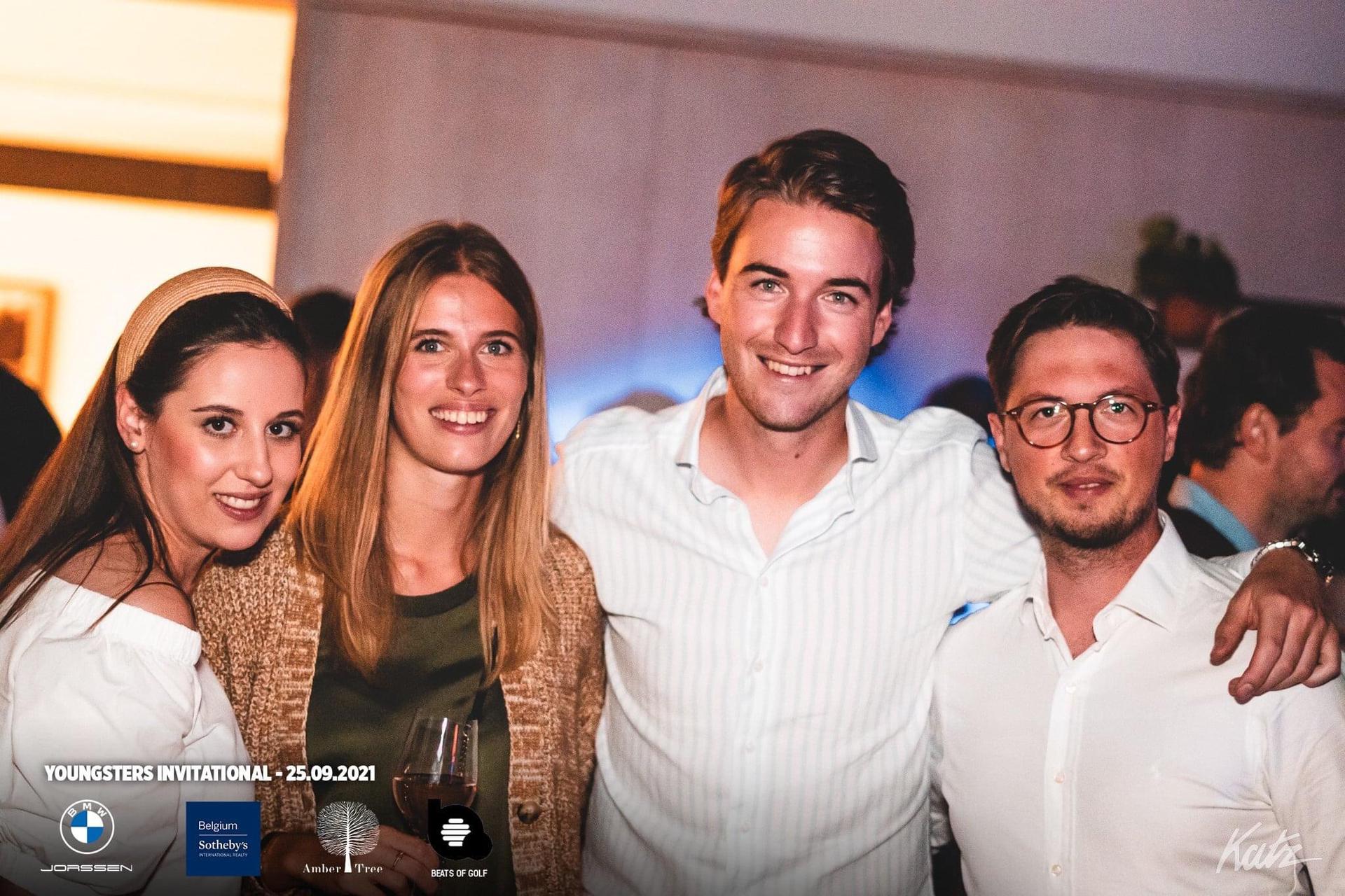 The Sotheby's International Realty team present at the event after the tournament organized by the Rinkven's golf club